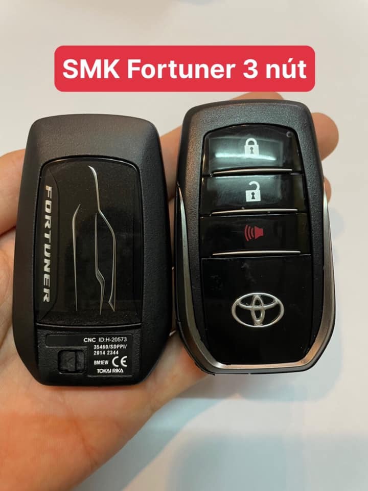 Dịch Vụ Làm Chìa Khóa Xe Toyota Fortuner Củ Chi Uy Tín Chính Hãng 1 SMK Ford tuner 3 nut