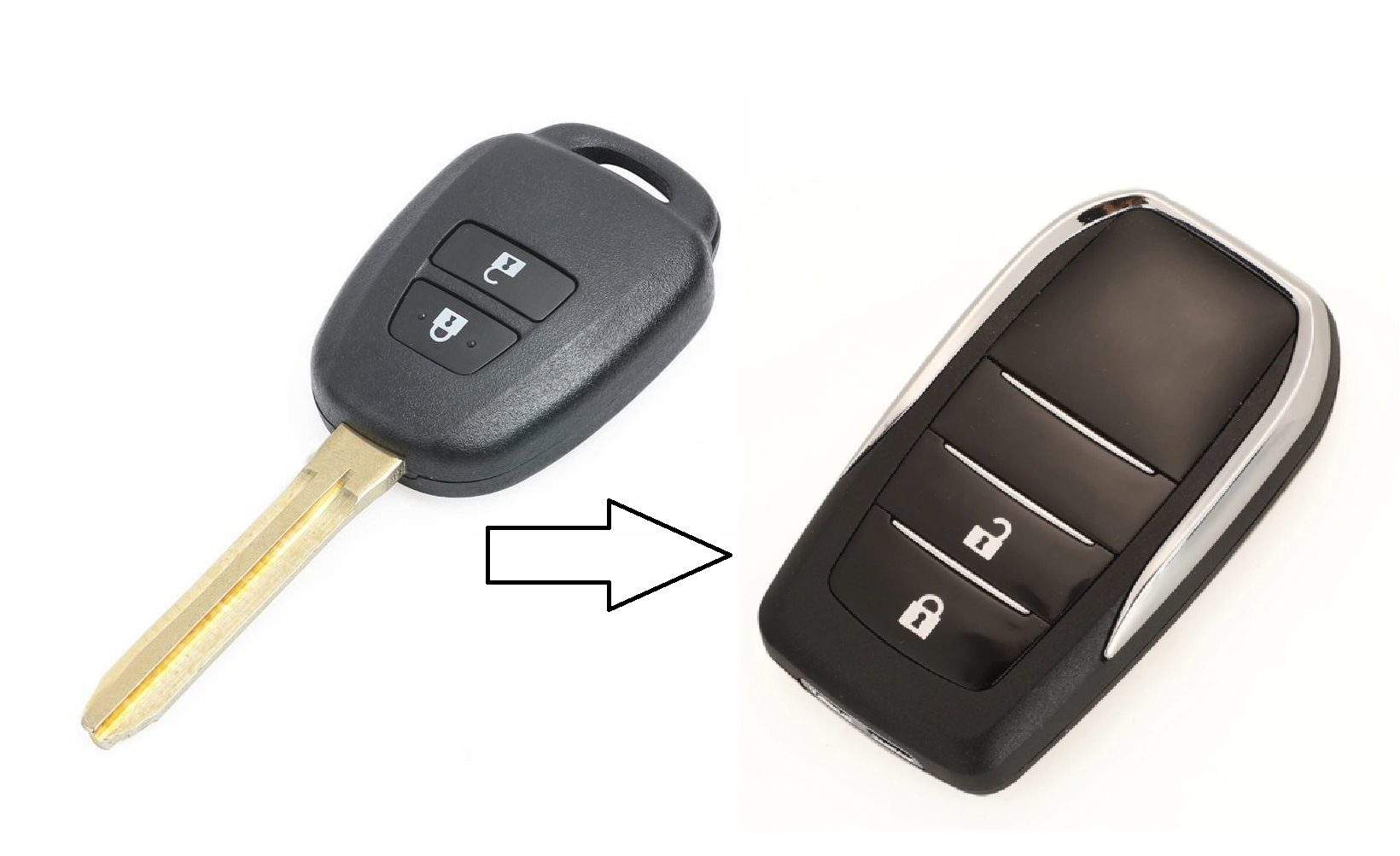 Làm Chìa Khóa Xe Toyota Vios Thái Mỹ Chính Hãng